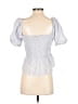 J.Crew Silver Short Sleeve Blouse Size M - photo 2