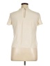 RACHEL Rachel Roy 100% Polyester Metallic Ivory Short Sleeve Top Size XL - photo 2