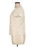 RACHEL Rachel Roy 100% Polyester Metallic Ivory Short Sleeve Top Size XL - photo 5