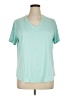 Ideology Teal Short Sleeve Top Size 1X - photo 1