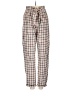 Almost Famous Plaid Ivory Casual Pants Size S - photo 1