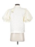 Jodifl 100% Polyester Ivory Short Sleeve Blouse Size S - photo 2