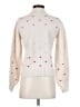 Ann Taylor LOFT Polka Dots White Pullover Sweater Size XS - photo 2