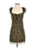Shein Camo Brown Casual Dress Size 6 - photo 1