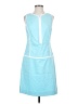 Etcetera Color Block Blue Casual Dress Size 2 - photo 1