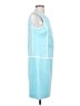 Etcetera Color Block Blue Casual Dress Size 2 - photo 4