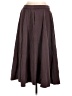 OGL Solid Brown Casual Skirt Size L - photo 1