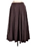 OGL Solid Brown Casual Skirt Size L - photo 2