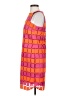 W by Worth 100% Polyester Color Block Orange Cocktail Dress Size 2 - photo 5