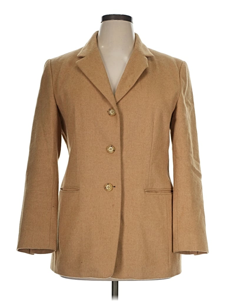 Pre-owned Talbots Coat In Tan