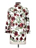 L'Agence Floral White 3/4 Sleeve Blouse Size XS (0) - photo 2