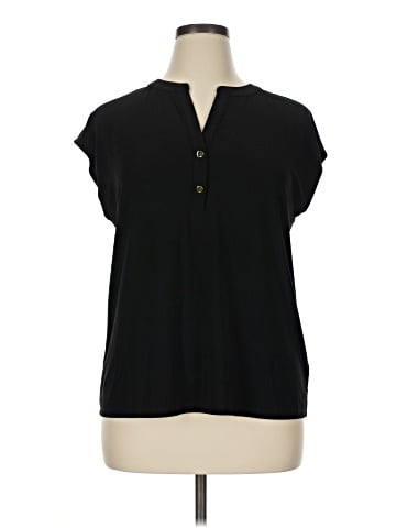 Anne Klein Short Sleeve Blouse (view 1)