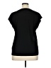 Anne Klein Black Short Sleeve Blouse Size XL - photo 2