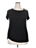 Assorted Brands Black Short Sleeve Top Size 1X - photo 1