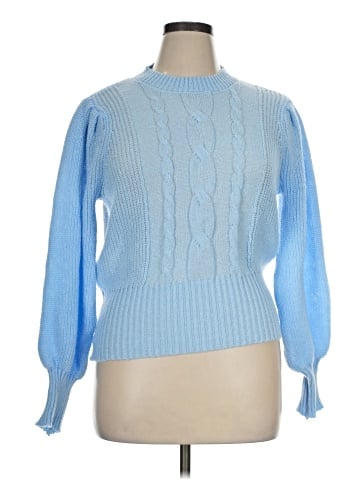 Shein Curve Pullover Sweater (view 1)