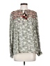 Sundance Gray Long Sleeve Blouse Size XS - photo 1