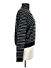 Vince. 100% Cashmere Stripes Gray Cashmere Pullover Sweater Size M - photo 4