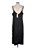 The Drop Solid Black Casual Dress Size L - photo 2