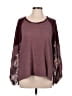 Umgee Paisley Burgundy Pullover Sweater Size M - photo 1