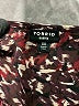 Torrid 100% Polyester Burgundy 3/4 Sleeve Blouse Size Med Plus (00) - photo 4