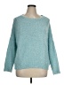 Jennifer Lopez Tweed Teal Pullover Sweater Size XL - photo 1