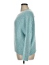 Jennifer Lopez Tweed Teal Pullover Sweater Size XL - photo 5