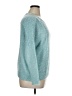 Jennifer Lopez Tweed Teal Pullover Sweater Size XL - photo 4
