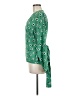 Halogen 100% Polyester Green Long Sleeve Blouse Size M - photo 5