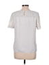 Talbots 100% Polyester Silver Short Sleeve Blouse Size M - photo 2