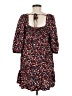 Code x Mode Print Burgundy Casual Dress Size M - photo 2