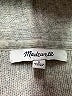 Madewell 100% Merino Gray Wool Coat Size S - photo 6