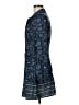Blush 100% Polyester Paisley Blue Casual Dress Size M - photo 5