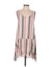 Assorted Brands Stripes Gray Casual Dress Size M - photo 1