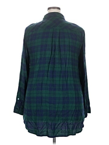 Torrid Long Sleeve Button-Down Shirt (view 2)