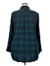 Torrid Plaid Green Long Sleeve Button-Down Shirt Size 2X Plus (2) - photo 2
