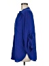 Halogen 100% Polyester Blue Long Sleeve Blouse Size M - photo 5