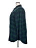 Torrid Plaid Green Long Sleeve Button-Down Shirt Size 2X Plus (2) - photo 5