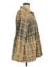 Like, Love Plaid Green Long Sleeve Blouse Size L - photo 4