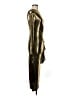 Boohoo Metallic Gold Cocktail Dress Size 8 - photo 4