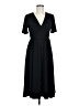 H&M 100% Polyester Solid Black Casual Dress Size M - photo 1