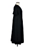 H&M 100% Polyester Solid Black Casual Dress Size M - photo 4