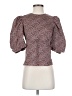 Birgitte Herskind Purple 3/4 Sleeve Blouse Size 34 waist - photo 1