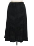 Chico's 100% Polyester Polka Dots Black Casual Skirt Size XL (3) - photo 2