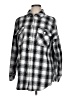Altar'd State 100% Polyester Checkered-gingham Gray Fleece Size L - photo 1
