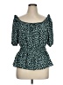 Nine West Teal 3/4 Sleeve Blouse Size XL - photo 1