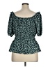 Nine West Teal 3/4 Sleeve Blouse Size XL - photo 2