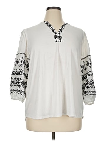 Ruby Rd. 3/4 Sleeve Blouse (view 1)