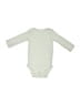 Carter's Gray Long Sleeve Onesie 3-6 MO / 6 MO - photo 1