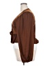 American Eagle Outfitters 100% Polyester Brown Long Sleeve Blouse Size XXL - photo 5