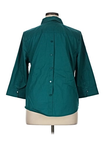 Chico's 3/4 Sleeve Button-Down Shirt (view 2)
